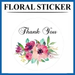 Floral Sticker Printing