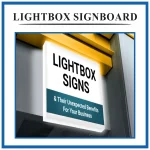 Lightbox backlight Signboard