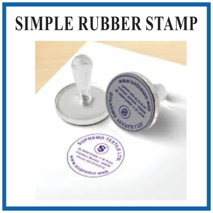 Simple Rubber Stamp Makers Islamabad
