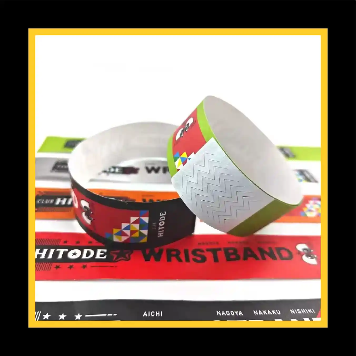 custom_printed_promotional_tyvek_entry_wristbands_in_islamabad Tyvek Campsites Wristbands - Image 1