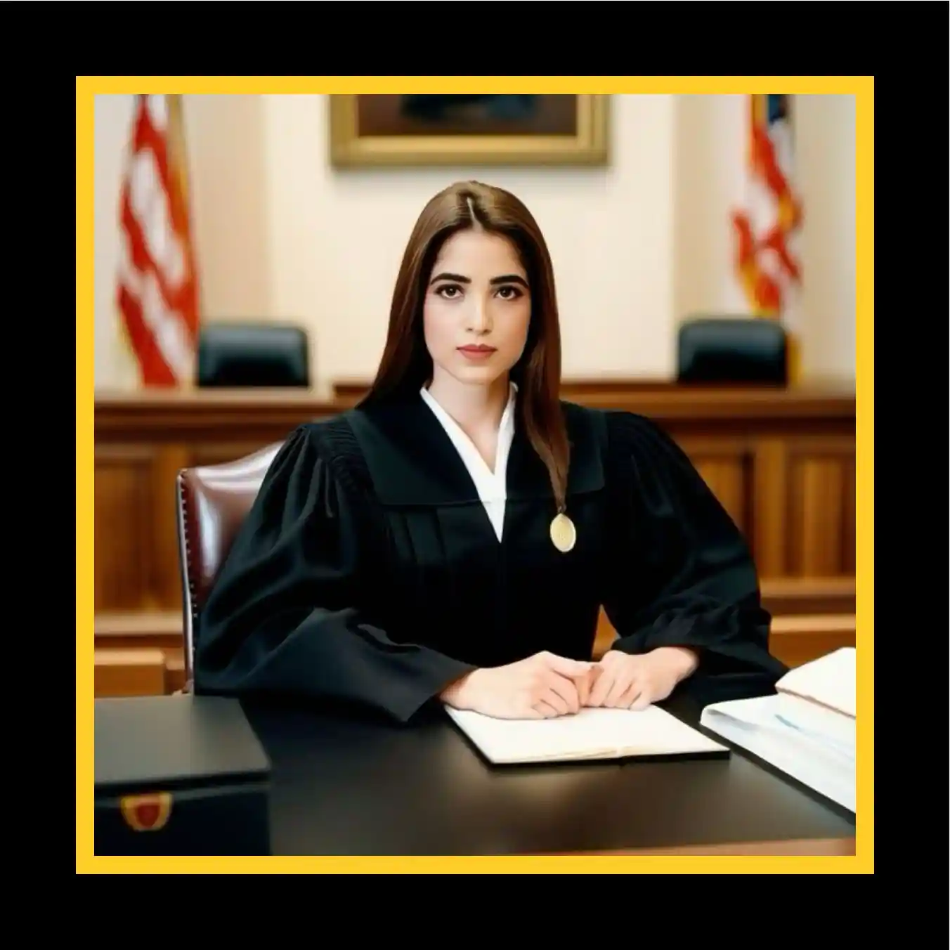 graduation_gown_black_for_lawyer lawyer Gown - Image 1
