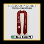 University Graduation Sash